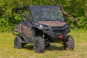 UTV Multi-Function Winch Cleat - Rough Country - Forged Aluminum, Anodized Red Finish, Max Load Rating: 12,000lbs - Red